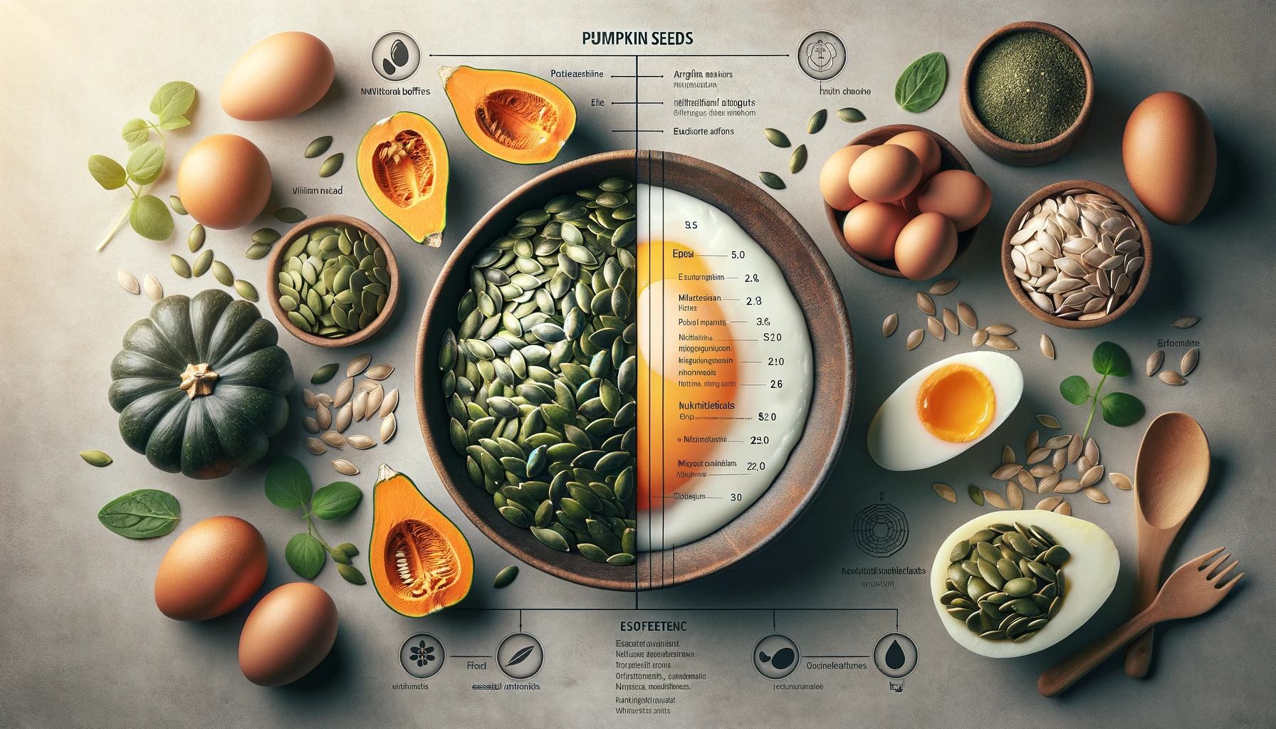 Protein in Pumpkin Seeds vs. Eggs: Revealing the Ultimate Source